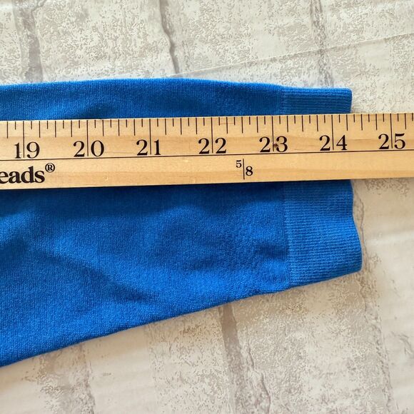 Gymshark Ombre Long Sleeve Blue Stretchy Lightweight Long Sleeve T Shirt Sz L - Picture 5 of 9